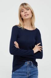 Benetton pamut hosszúujjú sötétkék - sötétkék XS - answear - 6 090 Ft