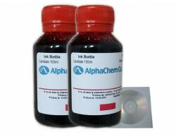Alphachem Set Flacon Cerneala AlphaChem Compatibil HPGT52, 2x100ml M0H55AE Magenta, 2buc Cdr Maxell cu plic