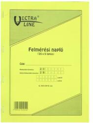 Vectra-line Nyomtatvány felmérési napló VECTRA-LINE A/4 25x5 vegykezelt - officeexpress