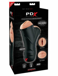 Pipedream PDX Elite Double Penetration Vibrating Stroker