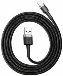 Baseus Cablu de date BASEUS Cafule Durable Nylon, Lightning - USB, QC3.0 , 2.4A , 1M (Negru)