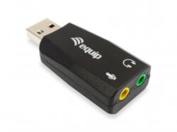 Equip USB - audio adapter fekete (245320)