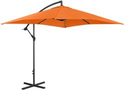 UNIPRODO Lámpa formájú napernyő - Narancssárga - négyszögletes - 250 x 250 cm - dönthető (UNI_UMBRELLA_SQ250OR_N)