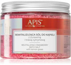 Apis Natural Cosmetics Cranberry Vitality relaxáló fürdősó holt-tenger ásványaival 650 g