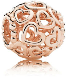 Pandora Bronz gyöngy szívvel 780964