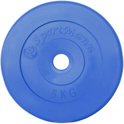 Sportmann Greutate PVC 5kg 31mm Sportmann - albastru (SM1093)