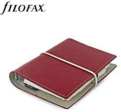 FILOFAX Kalendárium, gyűrűs, betétlapokkal, pocket méret, FILOFAX, Domino , piros (NFX027849)