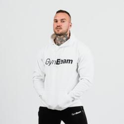 GymBeam Clothing GymBeam PRO Hoodie White pulóver - fehér (XXL) - GymBeam Clothing