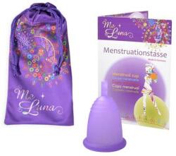 Me Luna Cupă menstruală cu picioruș, mărime S, mov - MeLuna Classic Menstrual Cup Stem