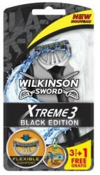 Wilkinson Sword Set aparat de ras de unică folosință, 3+1 buc. - Wilkinson Sword Xtreme 3 Black Edition 4 buc