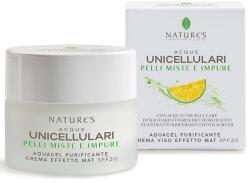 NATURE'S Unicellulari Tisztító hatású SPF20 gélkrém - 50ml - bio