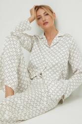 Karl Lagerfeld pijama femei, culoarea bej 99KK-BID0PB_01X