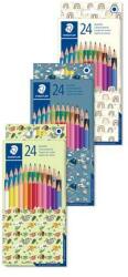 STAEDTLER Színes ceruza készlet, hatszögletű, vegyes mintájú csomagolás 175 24 különböző szín (175 PMCD24)