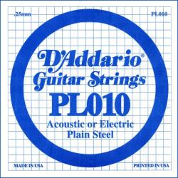 D'Addario PL010 - Plain Steel Guitar Single String, . 010 - C230CC