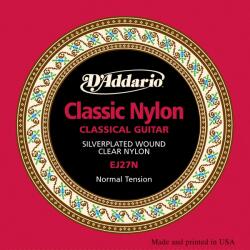 D'Addario EJ27N - Student Nylon Classical Guitar Strings, Normal Tension - C378C