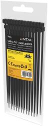 Entac Kábelkötegelő 4.8mmx400mm Fekete, 50 db (ECT-4.8-400-B)