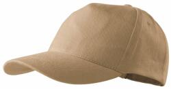 MALFINI Șapcă 5P - Nisip | uni (3070800)