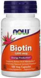 NOW Biotin (Vitamina H sau B7) 1000 mcg, Now Foods, 100 capsule