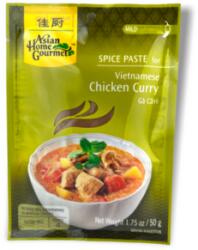 Asian Home Gourmet Vietnámi Csirke Curry Fűszer Paszta, 50gr (Asian Home Gourmet) (8886390200082 24/05/2026 (12db) 25/07/2026 (12db))