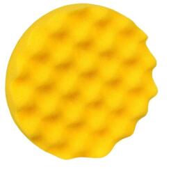 BOLL Burete gofrat polish abraziv spre mediu, 150mm, 25mm grosime, galben BOLL (0030118)