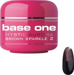 Base one Gel UV color Base One, Mystic Aurora, brown sparkle 02, 5 g (02PN100505-MA)
