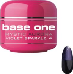 Base one Gel UV color Base One, Mystic Aurora, violet sparkle 04, 5 g (04PN100505-MA)