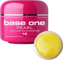 Base one Gel UV color Base One, 5 g, Pearl, yellow sunmarine 16 (16PN100505-PE)