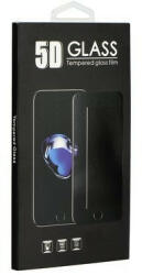 Samsung Galaxy S22 Ultra előlapi üvegfólia, edzett, hajlított, fekete keret, tokbarát, SM-S908, 5D Full Glue - gsmlive