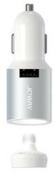 Joway H28 fehér 2.4A szivartöltőfej + bluetooth headset - gsmlive