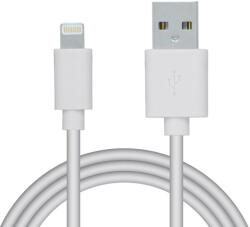 Spacer CABLU alimentare si date SPACER, pt. smartphone, USB 2.0 (T) la Lightning (T), PVC, , Retail pack, 0.5m, White, "SPDC-LIGHT-PVC-W-0.5" (include TV 0.06 lei) (SPDC-LIGHT-PVC-W-0.5) - vexio