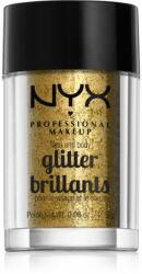 NYX Cosmetics Face & Body Glitter Brillants Arc és test csillám árnyalat 05 Gold 2.5 g