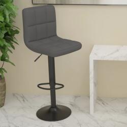 vidaXL Scaun de bar, gri închis, material textil (334271)