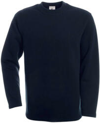 B&C Collection Uniszex pulóver B&C Kasten-Sweatshirt - WU610 - S, Sötétkék (navy)