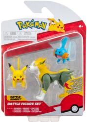 Pokémon Set figurine blister, pokemon, mudkip & pikachu & boltund, 3buc (BPKW2676) Figurina