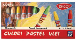 Daco Culori pastel ulei DACO CU812, 12 culori (CU812)