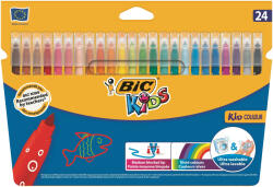 BIC Carioci ultralavabile BIC KID Couleur 841800, 24 culori (BC841800)