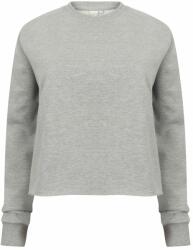 SF (Skinnifit) Bluză crop top pentru fete - Gri prespălat | 9-10 ani (SM515-1000312761)