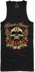 Black Heart Maiou de damă BLACK HEART - BORN TO LOSE - NEGRU - 12498