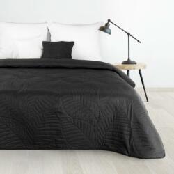 EUROFIRANY Boni6 mikroszálas ágytakaró Fekete 170x210 cm