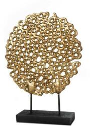 Eurofirany Doria áttört dekoratív figura fémből Arany 28x7x37 cm