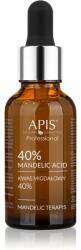 APIS NATURAL COSMETICS TerApis 40% Mandelic Acid feszesítő hámlasztó szérum a bőr tökéletlenségei ellen 30 ml