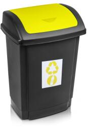 Plast Team - Újrahasznosított hulladékgyűjtő 25l sárga