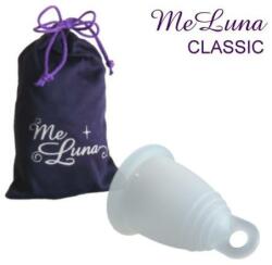 Me Luna Cupă menstruală cu inel, mărimea M, transparentă - MeLuna Classic Menstrual Cup Ring
