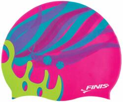 Finis - Casca inot silicon pentru copii Mermaid Silicone Cap Crown - roz multicolor (3.25.039.150)