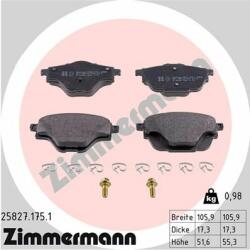 ZIMMERMANN set placute frana, frana disc ZIMMERMANN 25827.175. 1 - automobilus