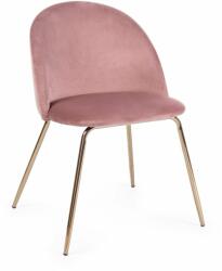 Bizzotto TANYA rózsaszín bársony szék