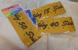  vállszalag szülinapra, rózsaszín csillámos-19449