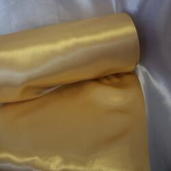  szatén selyem asztali futó (23 cm * 10 m) arany bézs -vd24