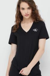 Calvin Klein Jeans pamut póló fekete - fekete XS - answear - 9 585 Ft