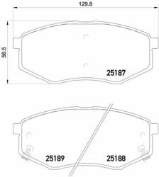 BREMBO set placute frana, frana disc BREMBO P 30 055 - automobilus